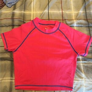 Buff bunny crop top neon pink size medium
